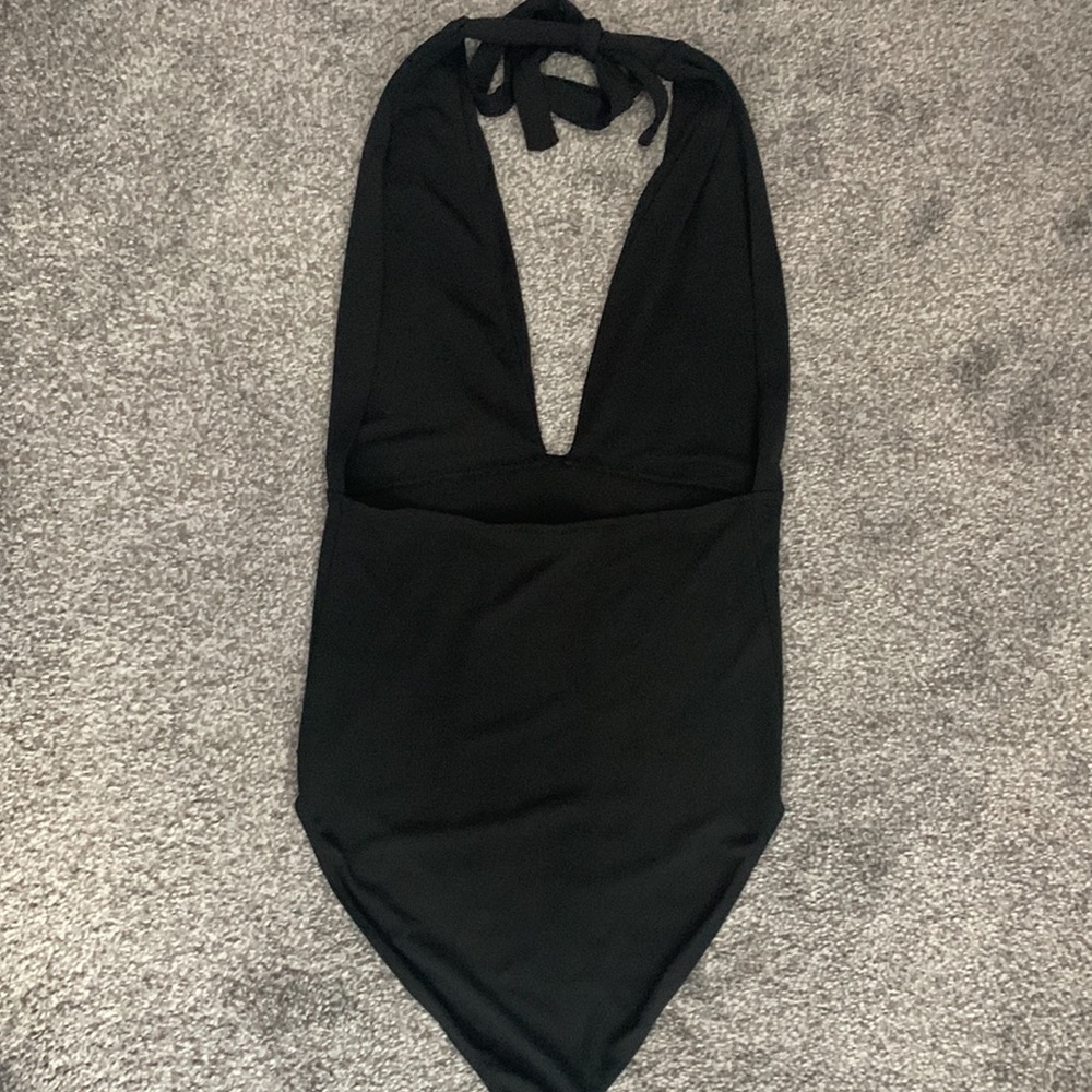 Sexy black deep plunge bodysuit Express Small - Picture 5 of 8
